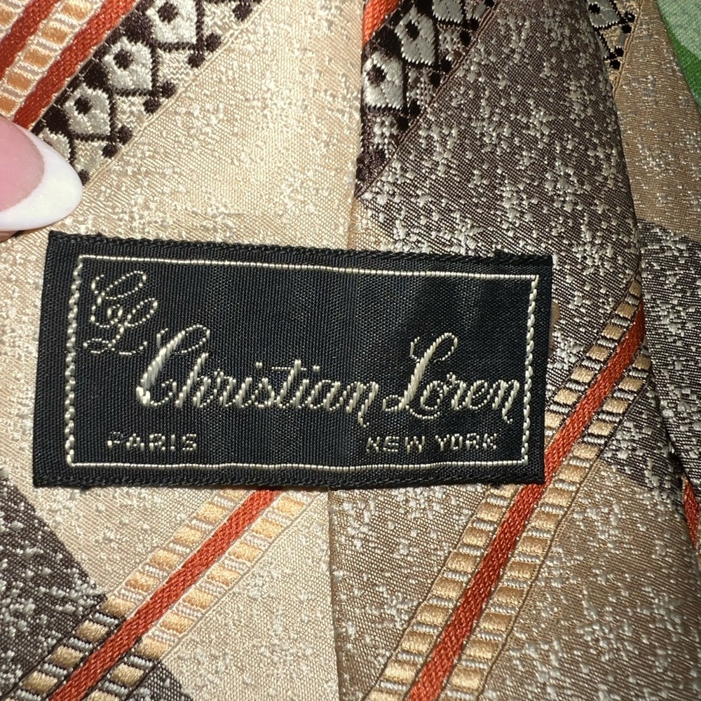 Christian Loren Patterned Tie